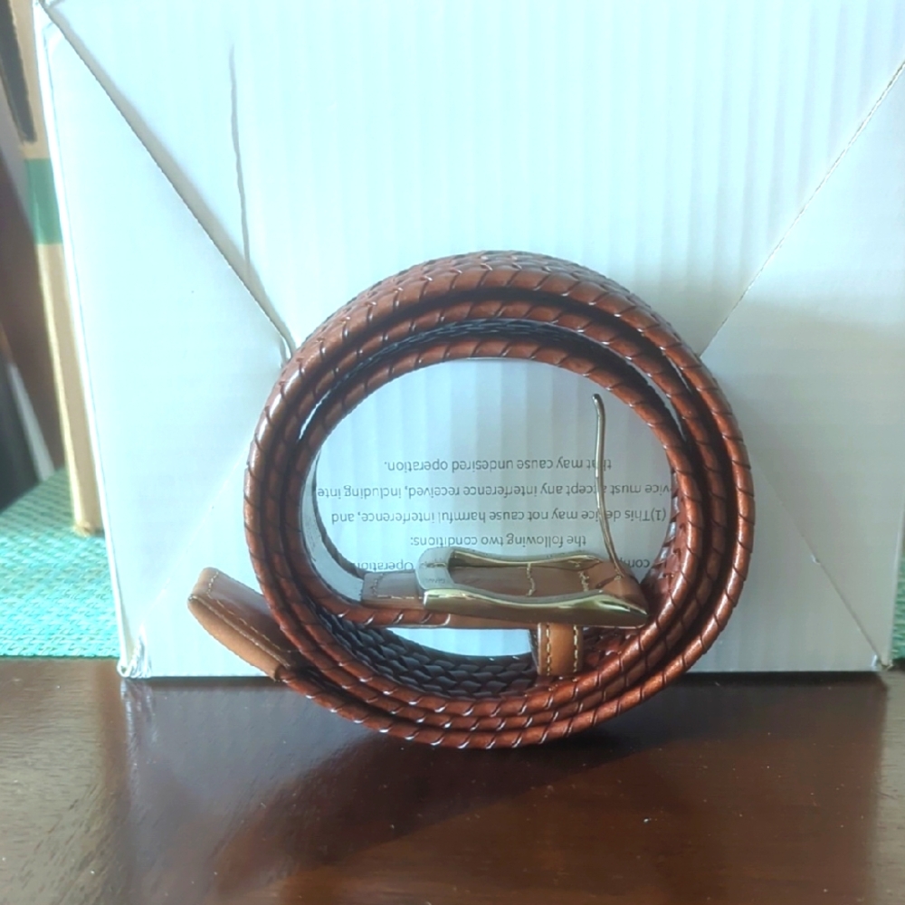 Torino Leather Co. Cognac Braided Belt